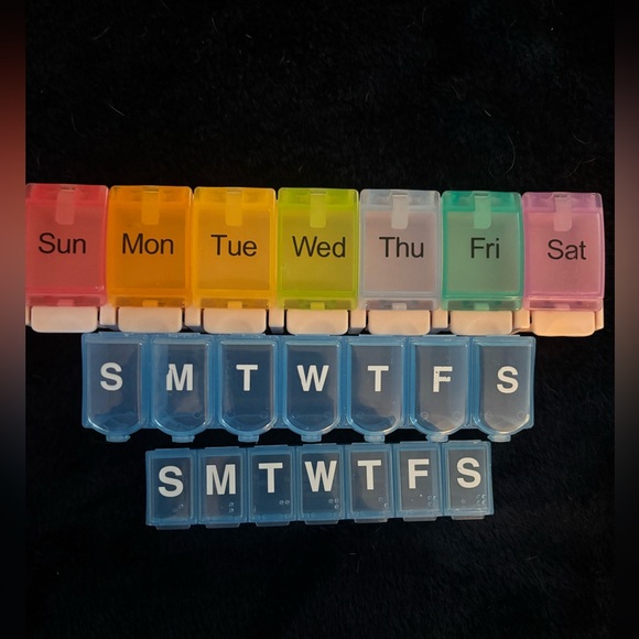 Other - 3 sets of Weekly Pill Boxes